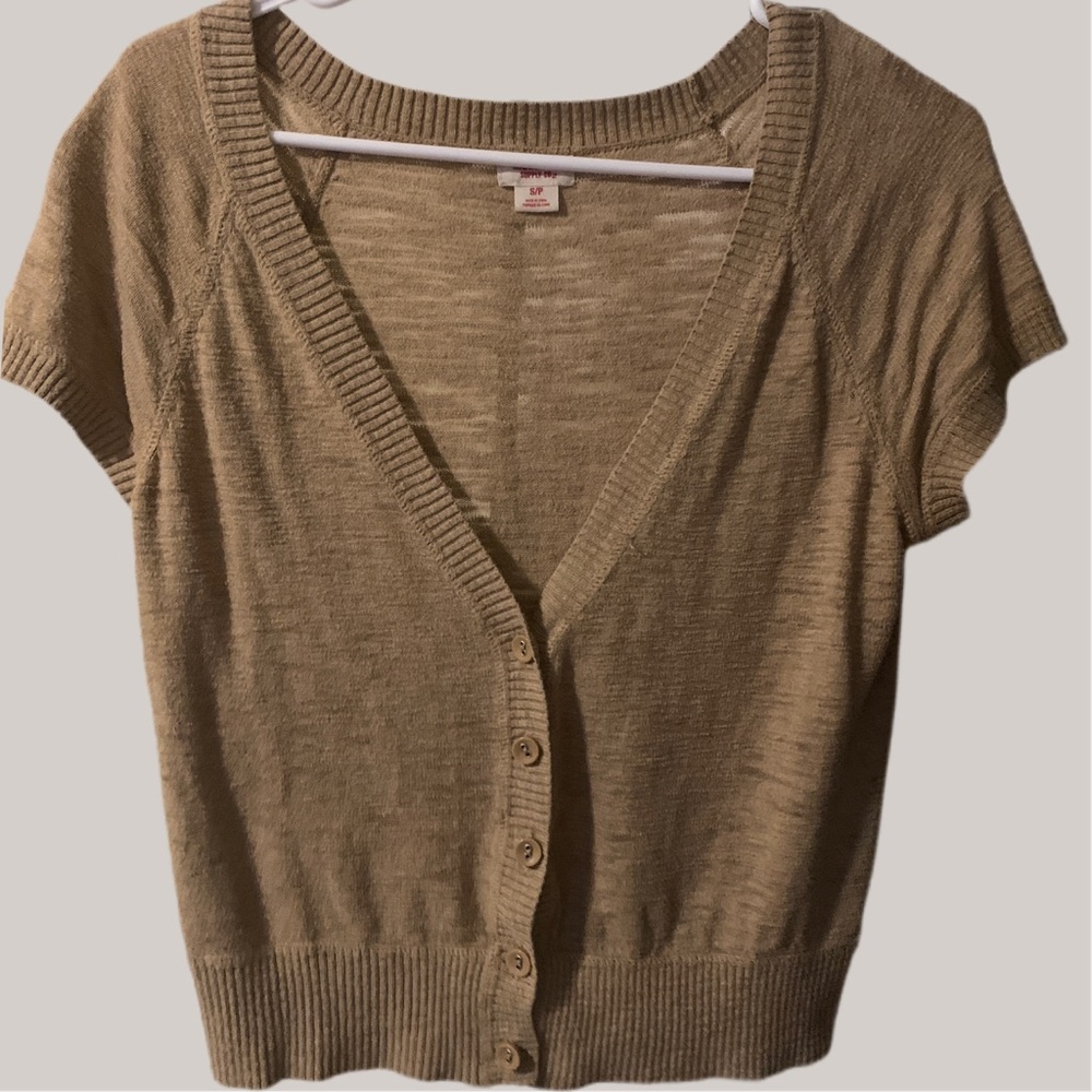 Beige/Tan Cardigan